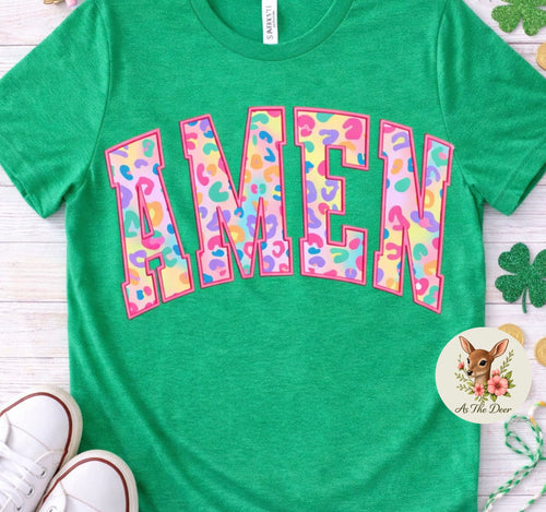 Amen Colorful Leopard T-Shirt
