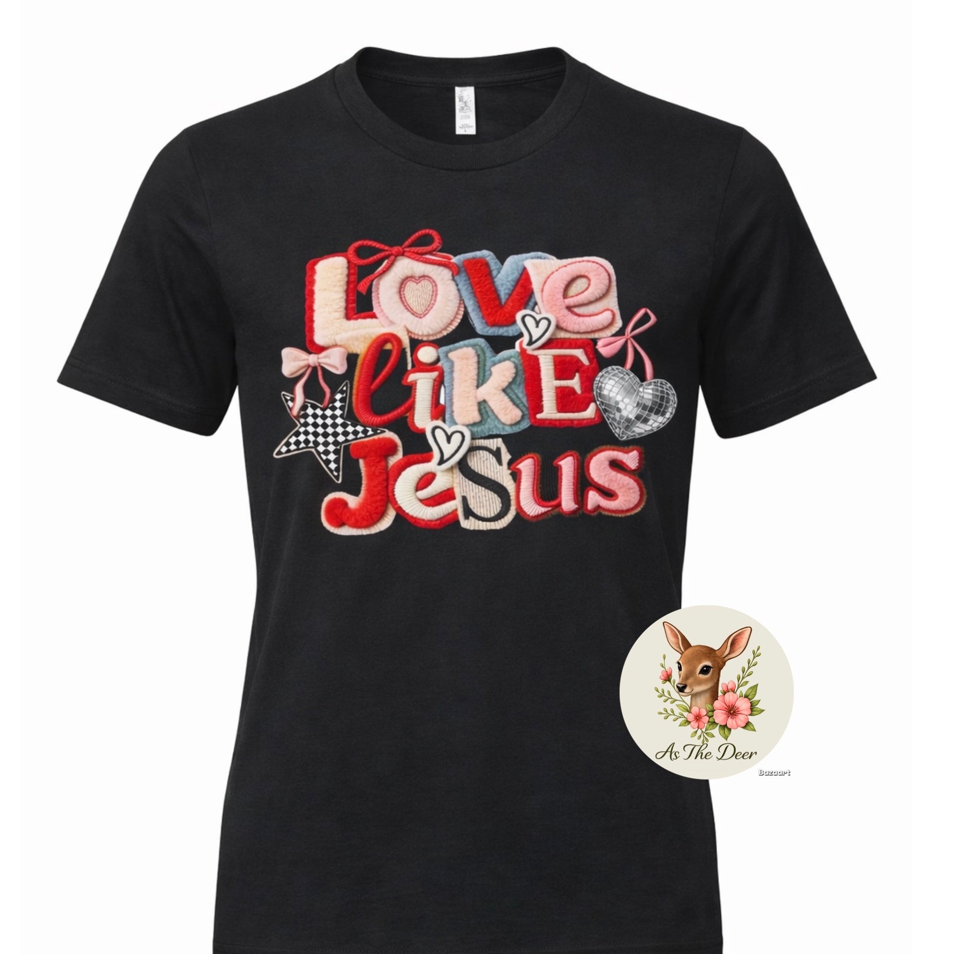 Love like Jesus Faux Yarn T-Shirt