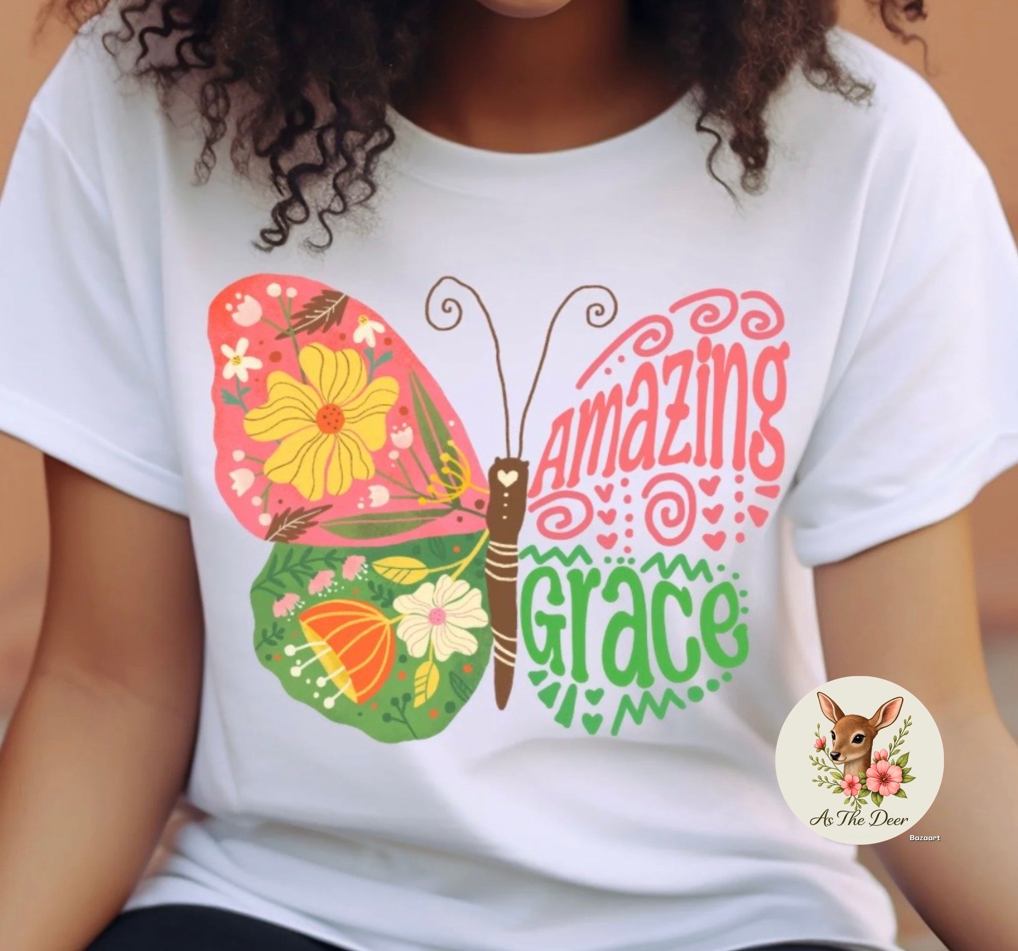Amazing Grace Butterfly T-Shirt