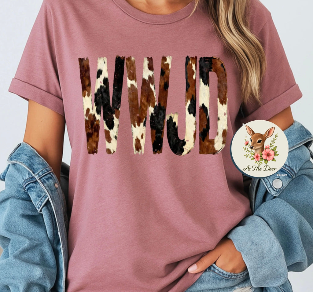 WWJD Cowhide T-Shirt