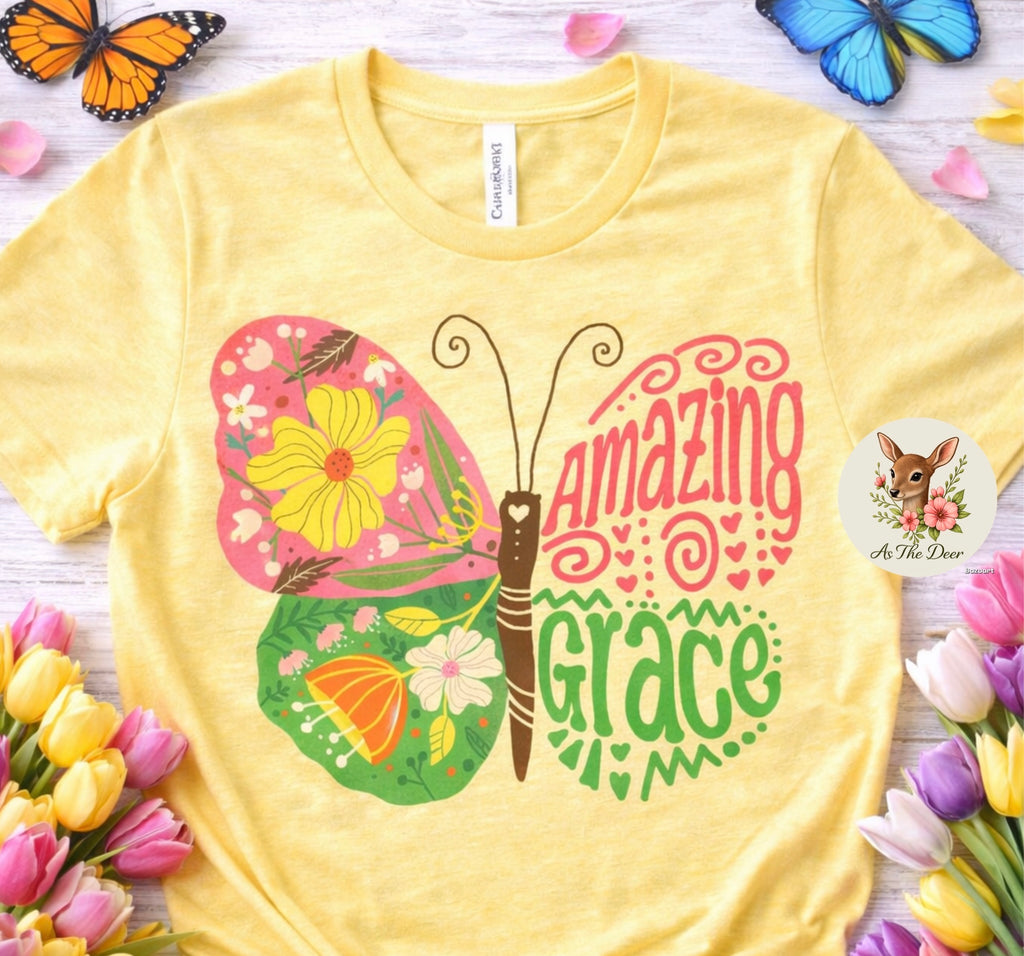 Amazing Grace Butterfly T-Shirt