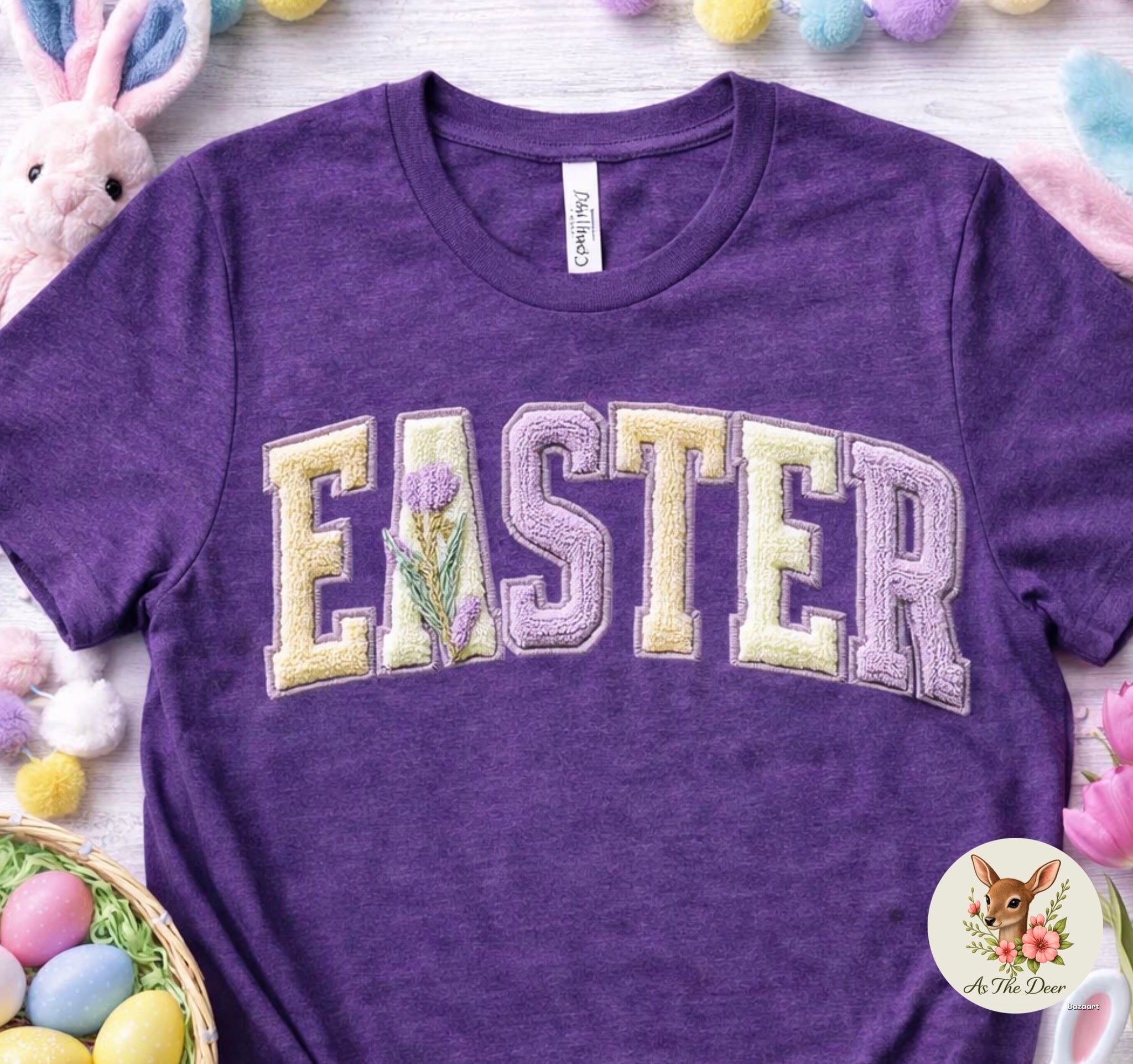Easter Faux Chenille T-Shirt