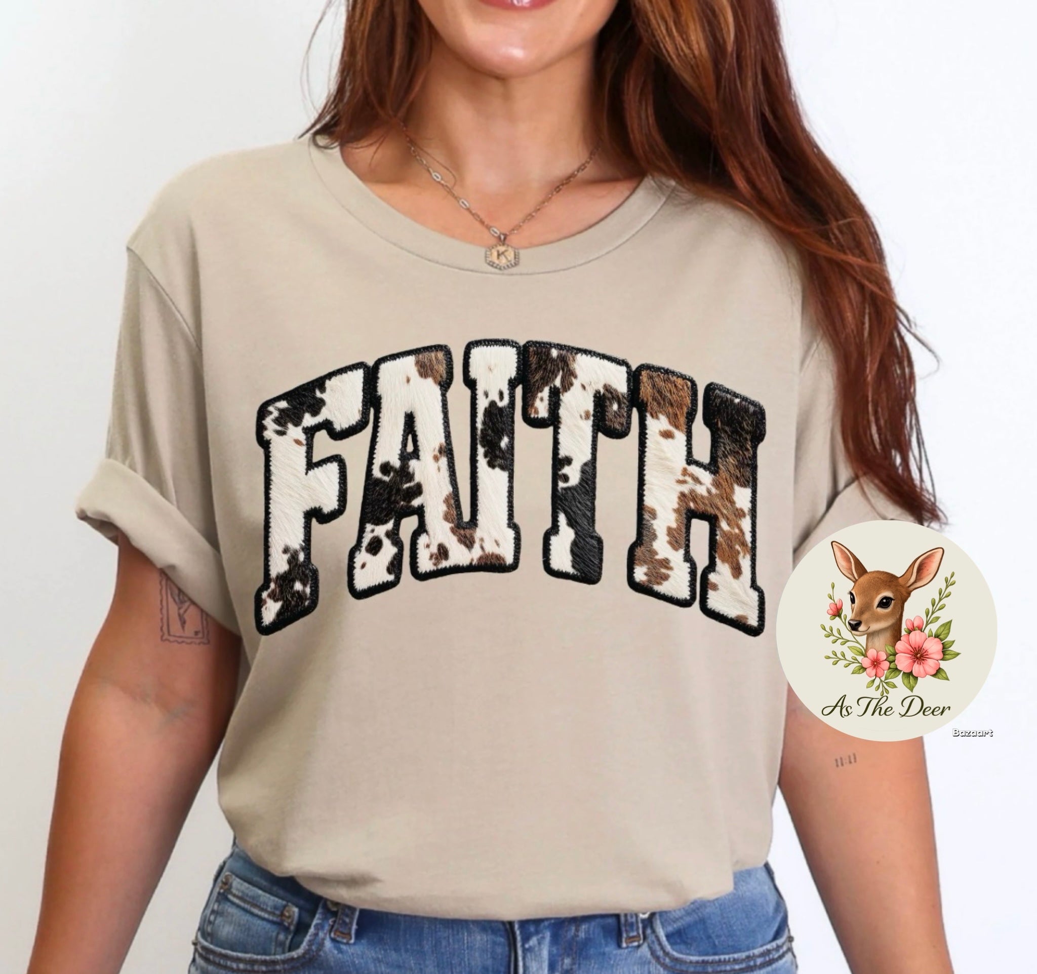 Faith Cowhide T-shirt