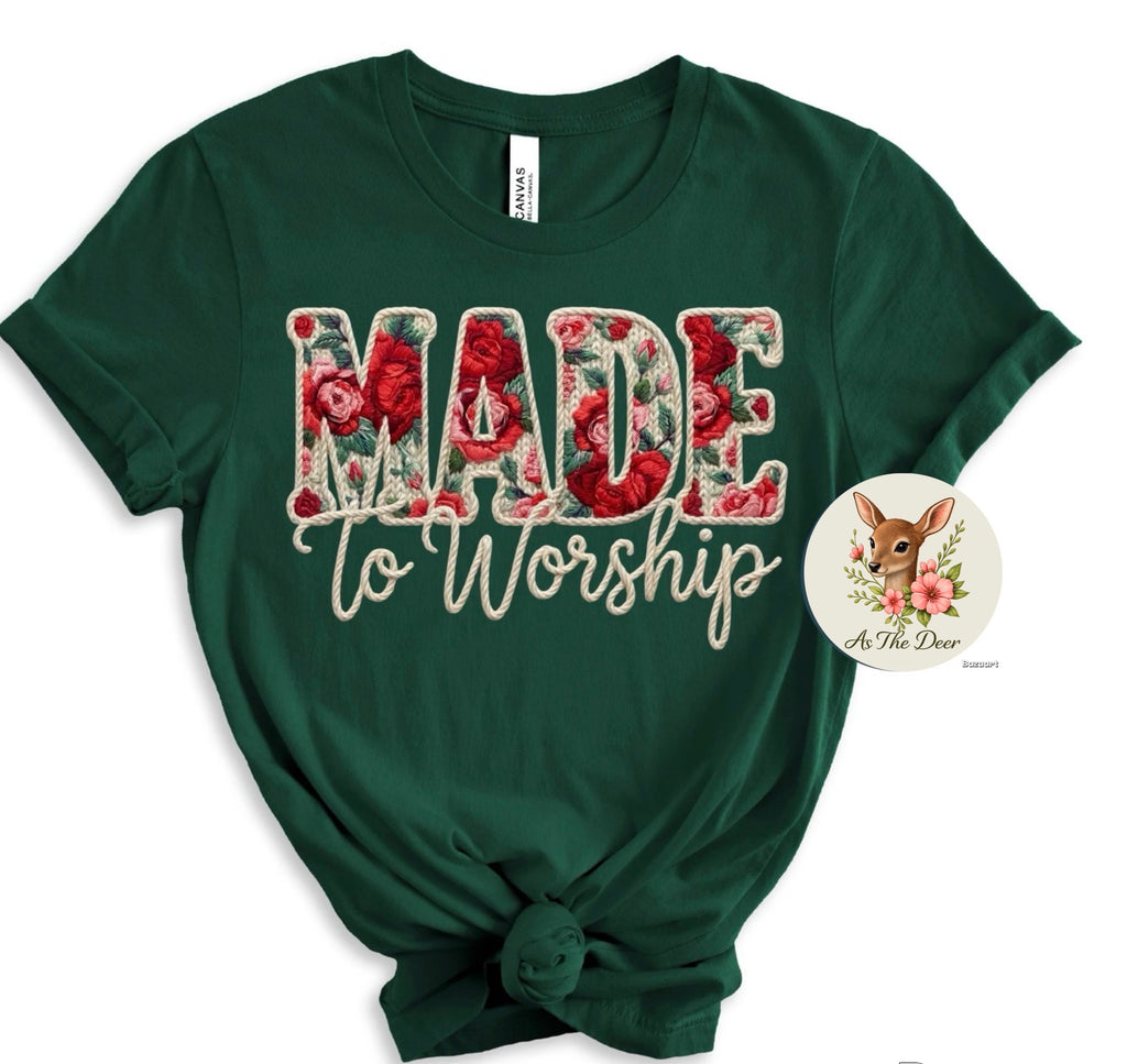 Made to Worship Roses T-Shirt
