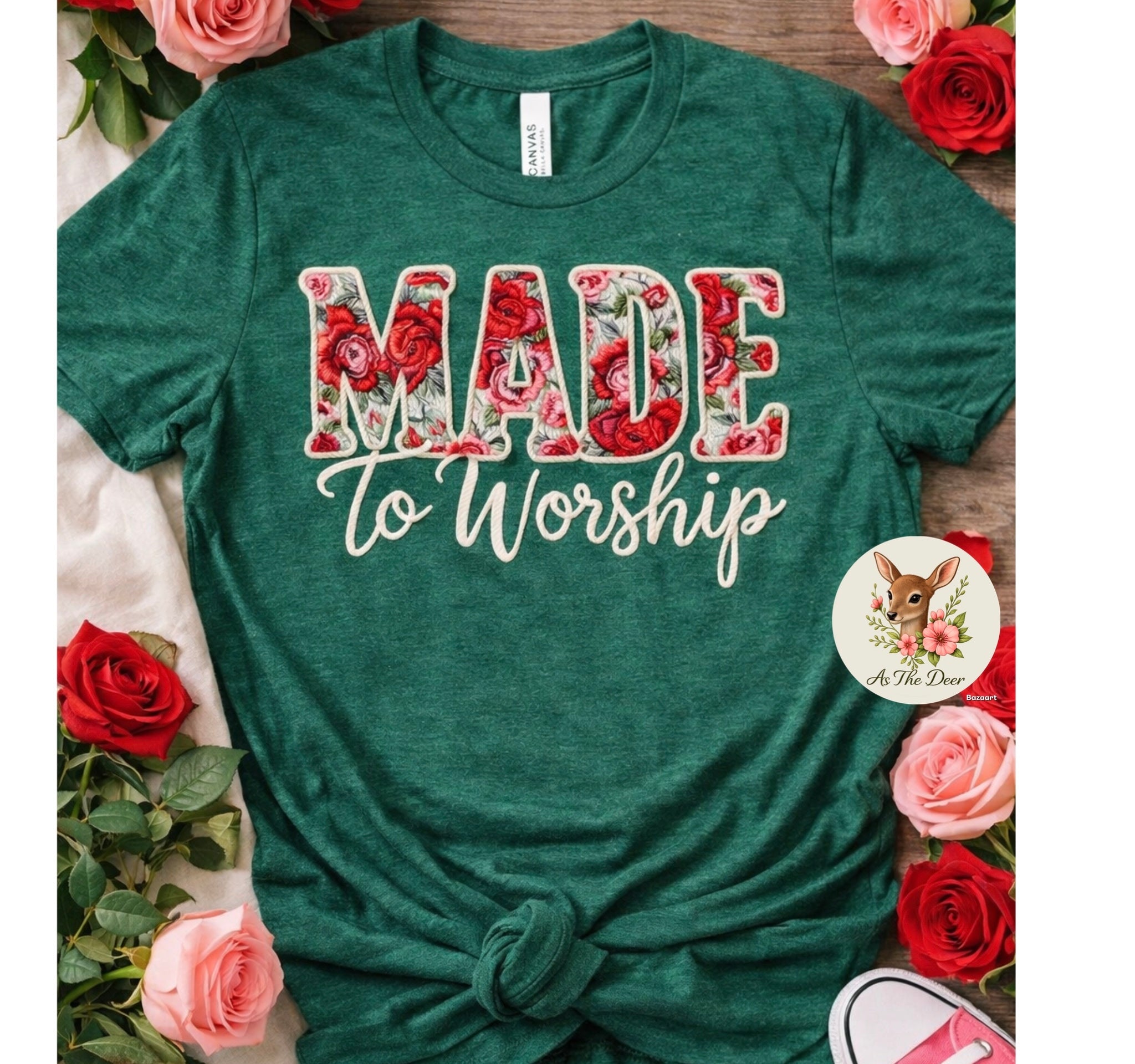 Made to Worship Roses T-Shirt