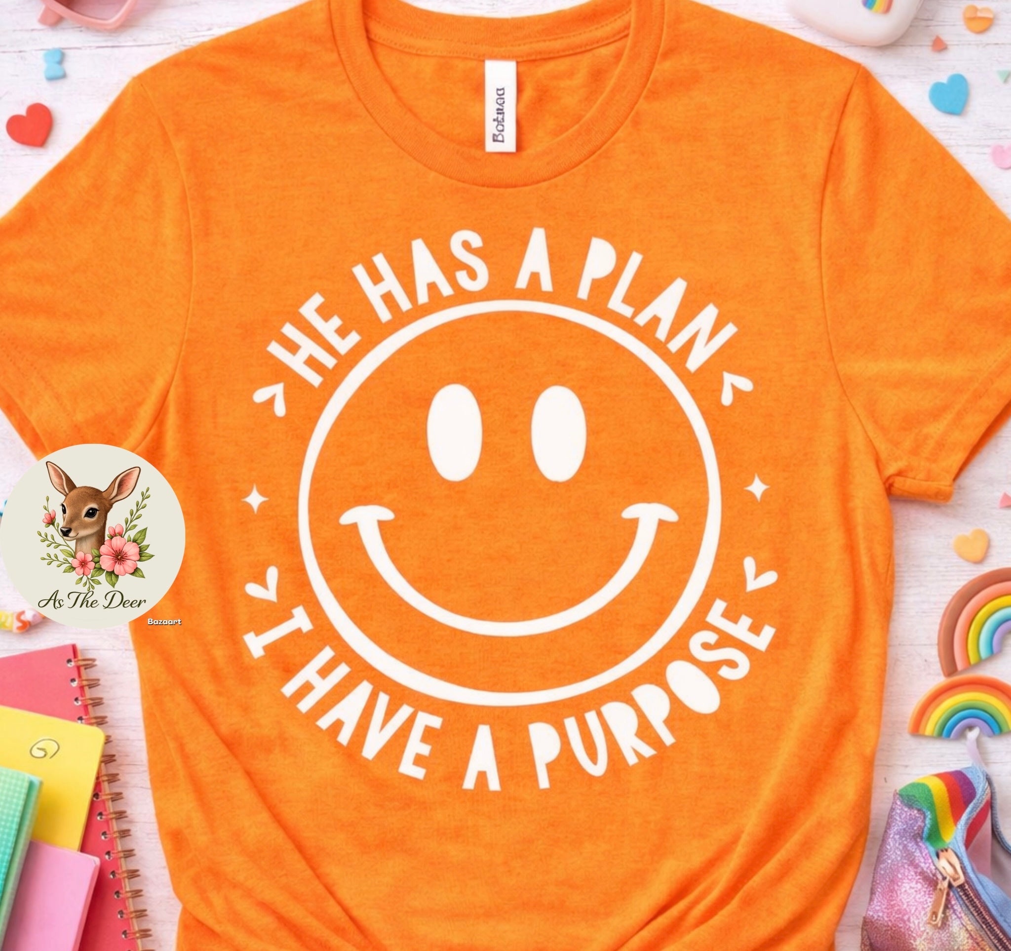 He Has A Plan Neon T-shirt
