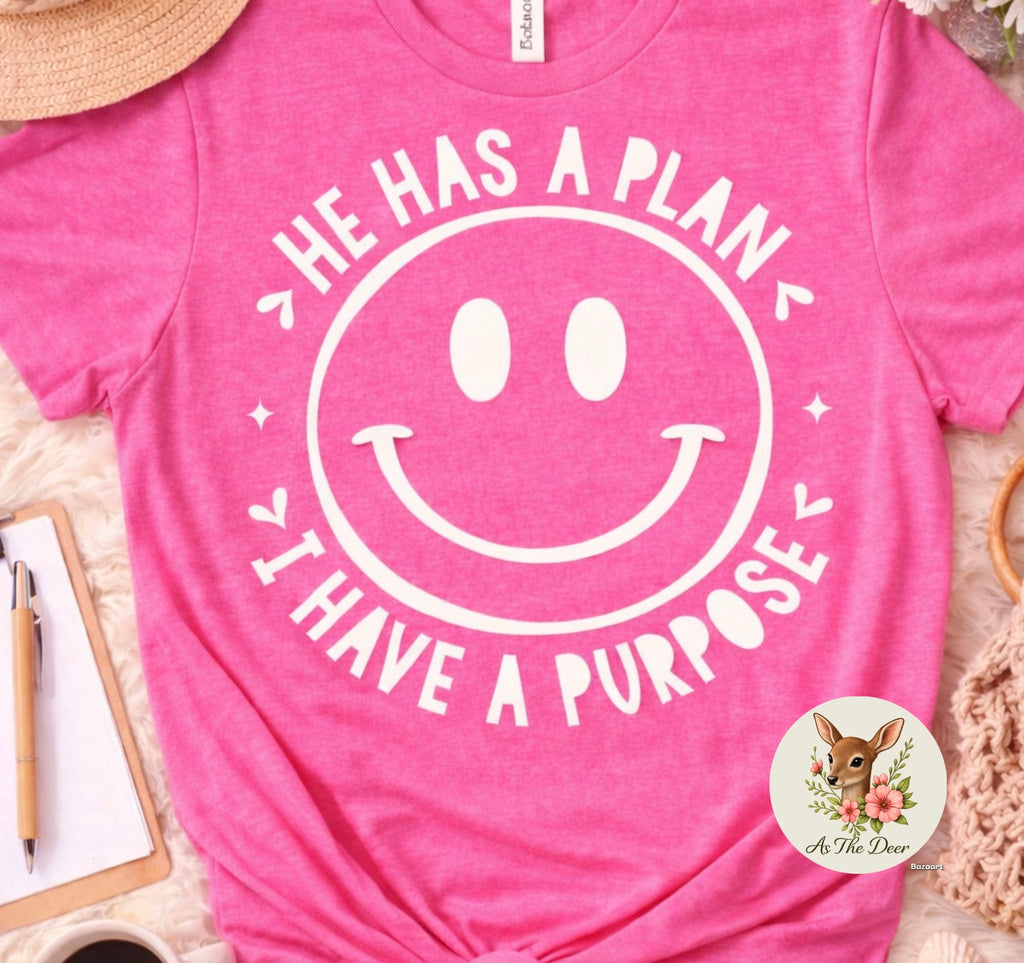He Has A Plan Neon T-shirt