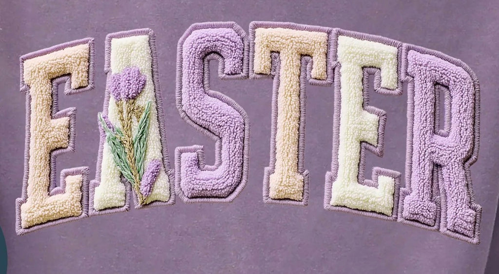 Easter Faux Chenille T-Shirt