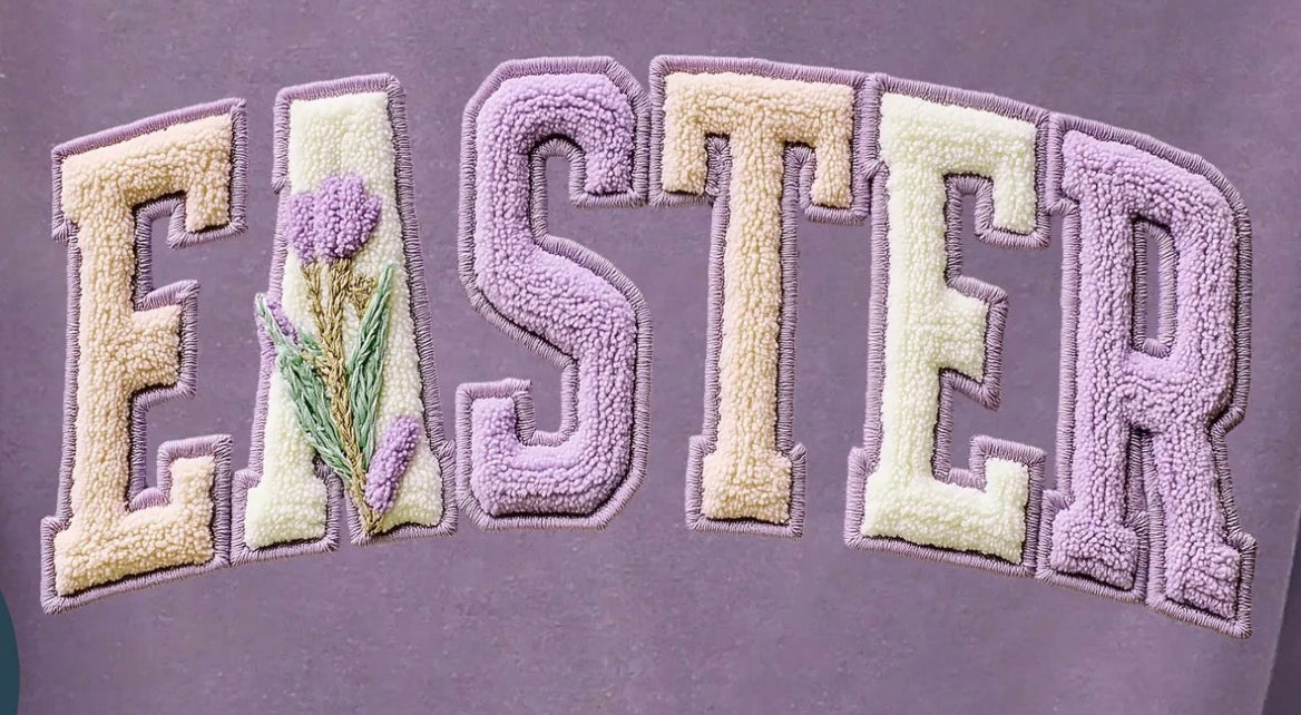 Easter Faux Chenille T-Shirt